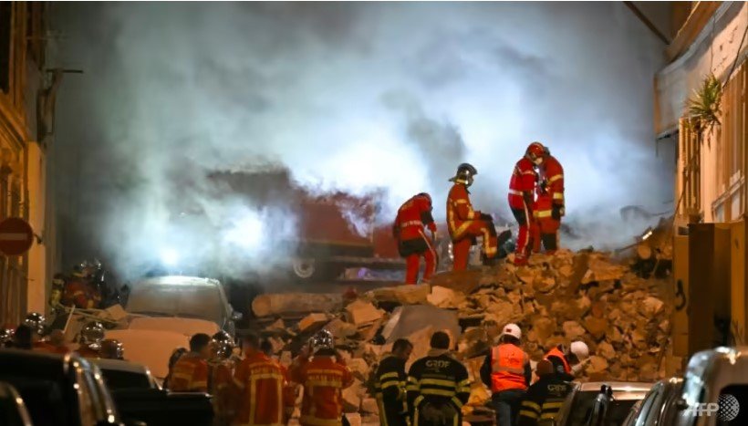 Срути се жилищна сграда в Марсилия, има пострадали