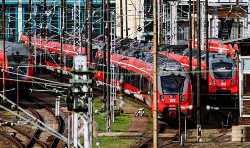 Национална стачка блокира жп транспорта в Германия