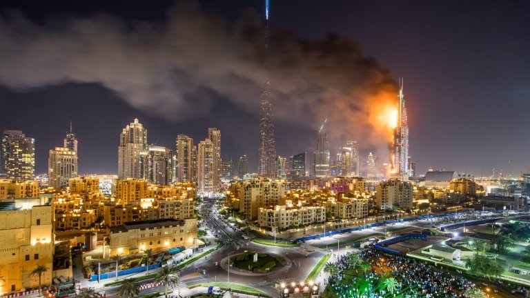 Пожар в жилищна сграда в Дубай взе 16 жертви, а
