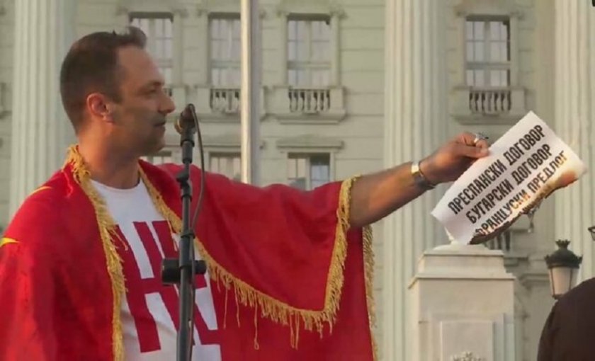 Макето Ламбе Алабаковски, който бе осъден условно за палежа на