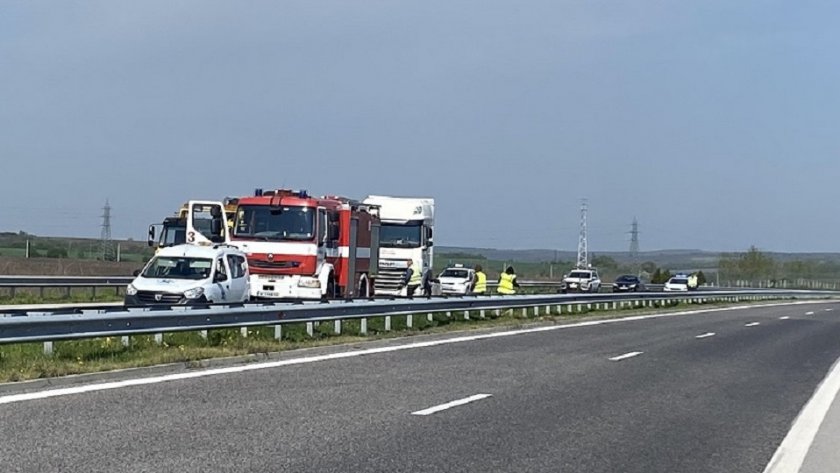 За пореден път катастрофа на 66-ия км на магистрала Марица“