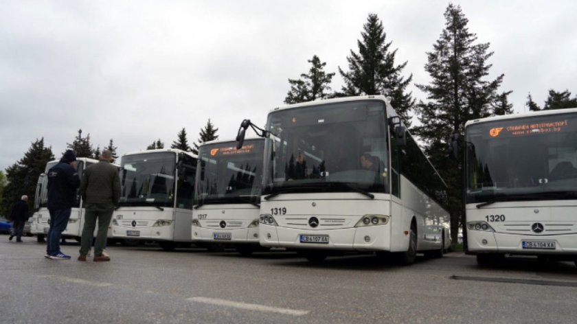 Шест нови автобуса ще пътуват по маршрут до планината Витоша.