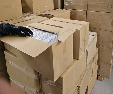 1032 мастербокса с цигари и 6 тона тютюн открити при акция на ГДБОП (СНИМКА)