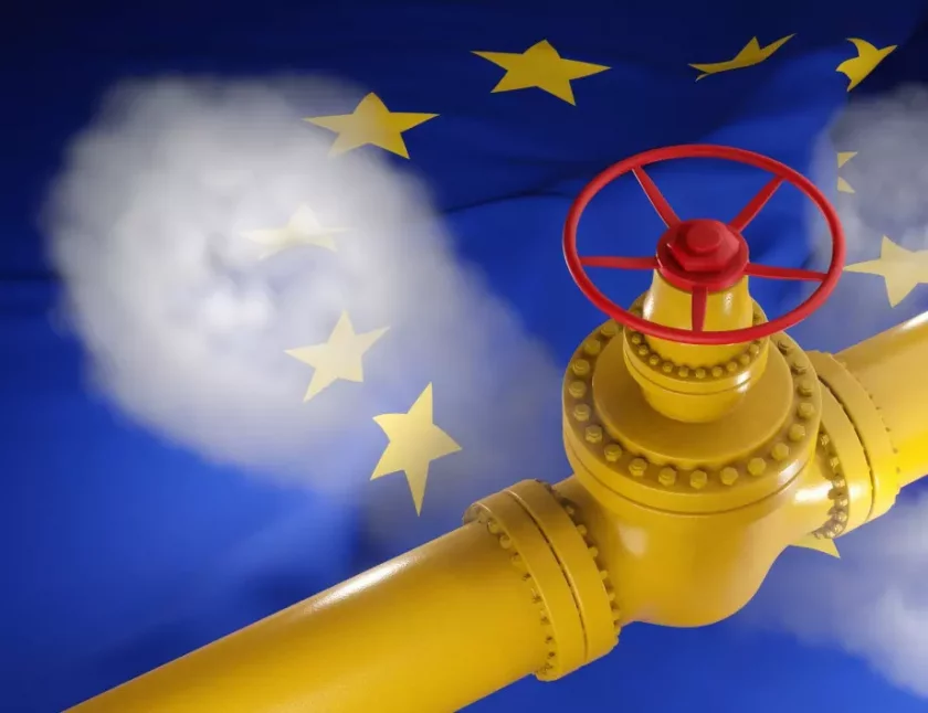 Цената на природния газ в Европа се понижи с 1,90%