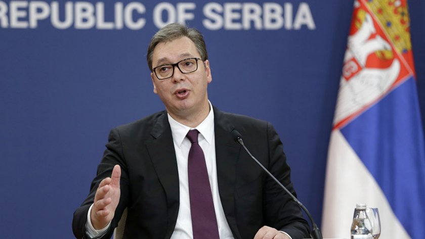 Сръбският президент Александър Вучич каза пред репортери, че скоро ще
