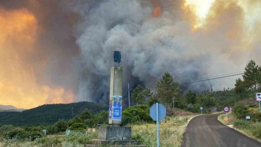 Над 550 души бяха евакуирани при пожар в Испания
