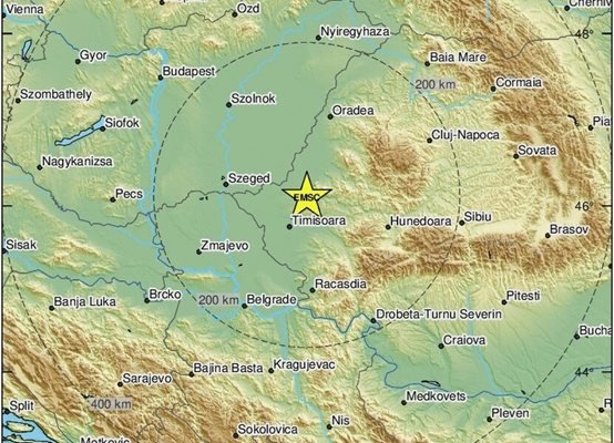 Силно земетресение разлюля Румъния