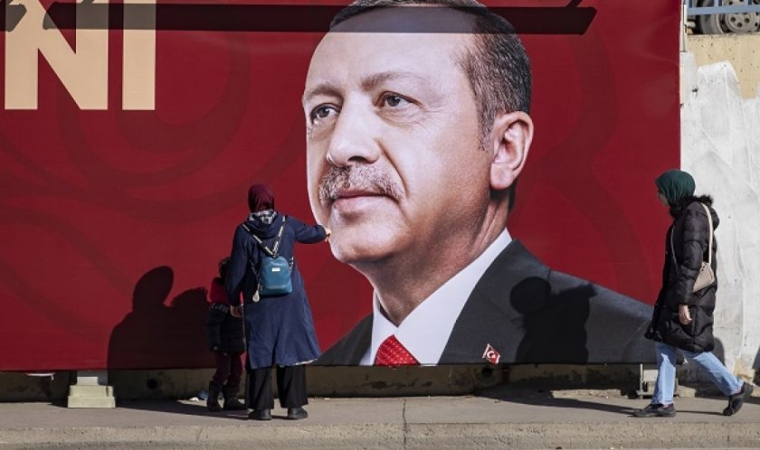 Президентът на Турция Реджеп Тайип Ердоган може да получи 52,7