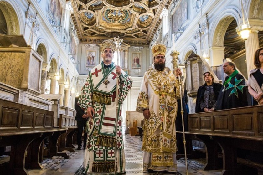Българската православна църква Свети Седмочисленици в Рим отбеляза двадесет години