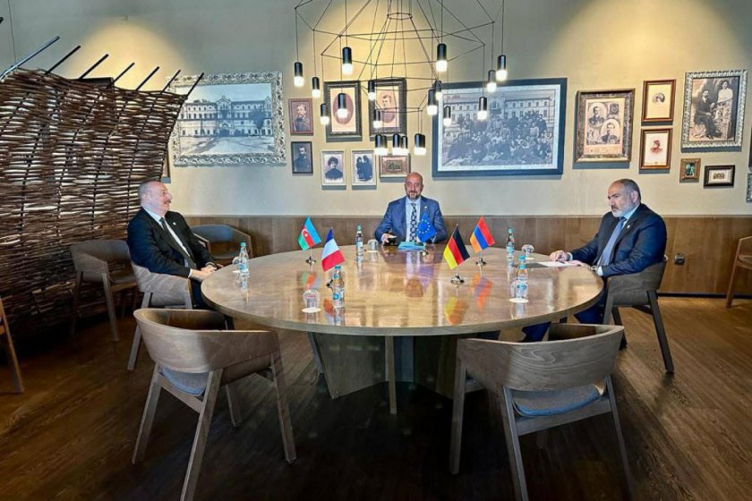 Председателят на Европейския съвет Шарл Мишел пристигна днес в Киргизстан за втората среща на