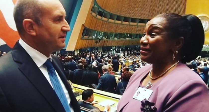 В ООН: Румен Радев с министър на Конго, а тя му заговори на... български