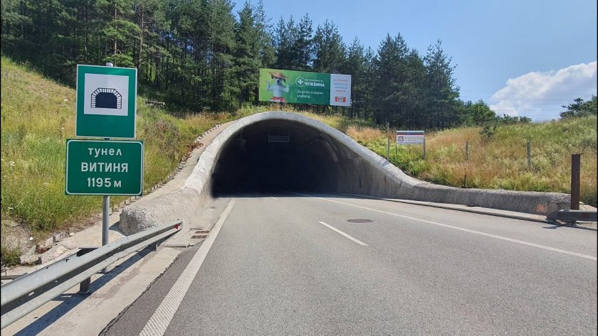 Ограничен трафик през тунела "Витиня"