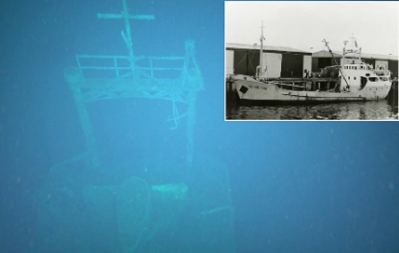 Изчезнал кораб открит след 50 години