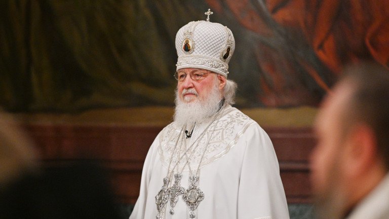 Главата на влиятелната православна църква в Русия - патриарх Кирил,