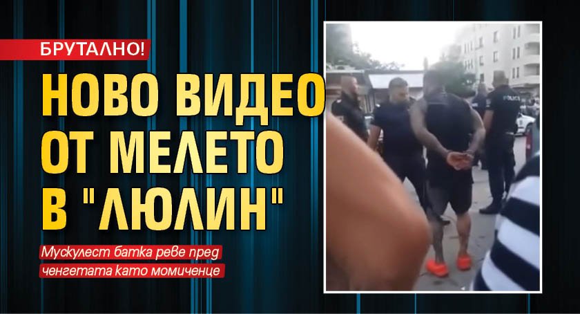 БРУТАЛНО! Ново видео от мелето в "Люлин"