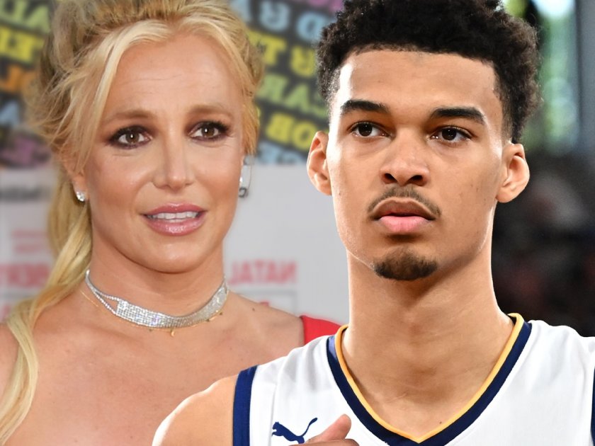 Бритни Спиърс изяде боя от охранител на баскетболиста Виктор Уембаняма
