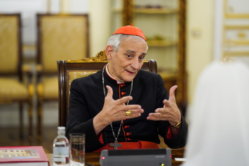 Кардинал Матео Дзупи, натоварен от Папа Франциск да помогне за постигането на