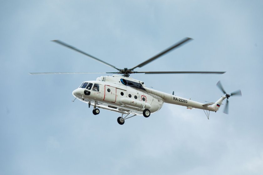 Хеликоптер Ми-8 на авиокомпания Алтай Авиа се разби при кацане