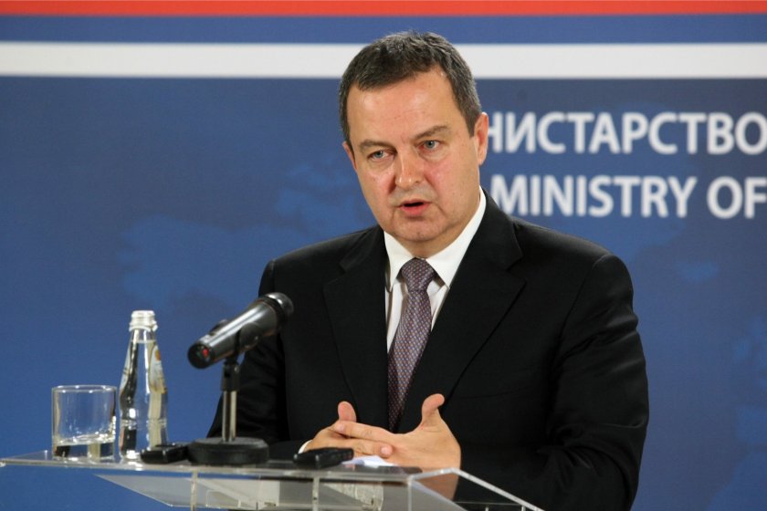Министърът на външните работи на Сърбия - Ивица Дачич, каза