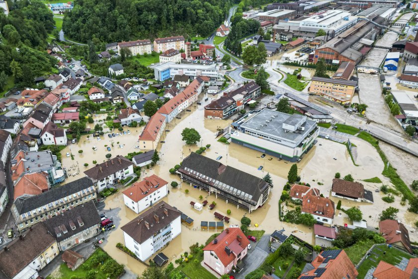 Щети за половин милиард евро причиниха бурите в Словения