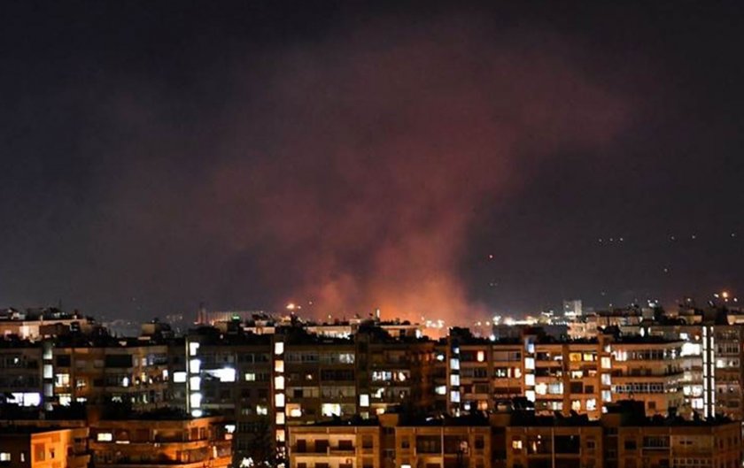Израелска ракетна атака, насочена към околностите на столицата на Сирия