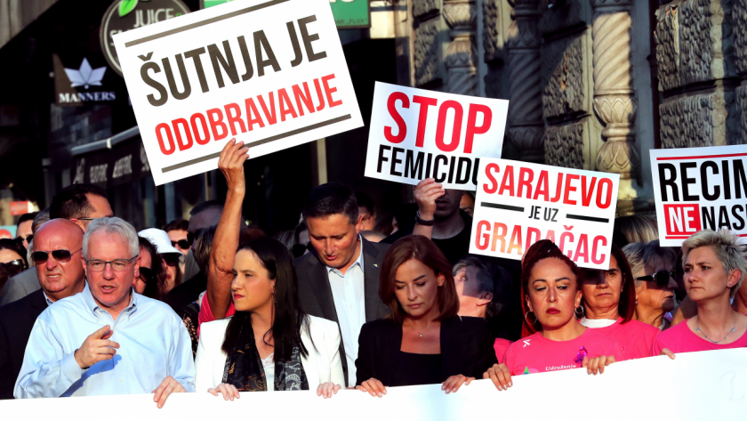 Протести в Босна и Херцеговина против насилието срещу жени