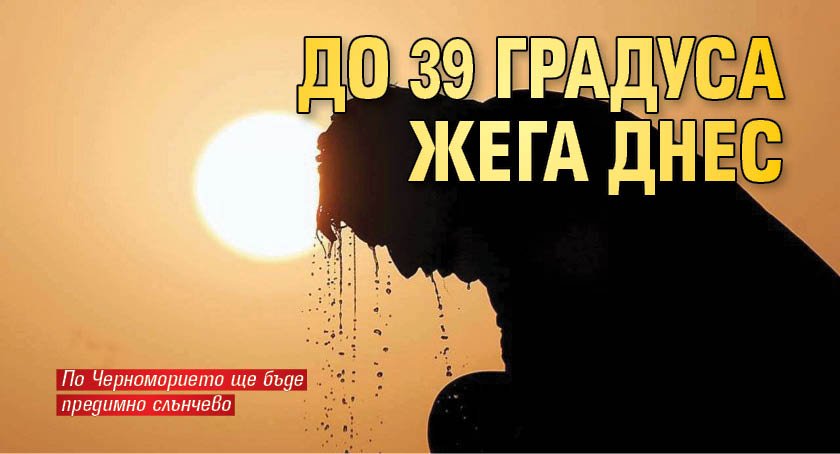 До 39 градуса жега днес