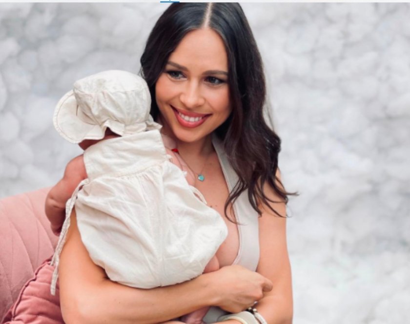 Кръстници орисаха бебето на Маги Джанаварова