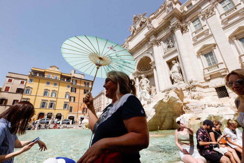 Поредната гореща вълна, която обхвана Италия доведе и до рекордни