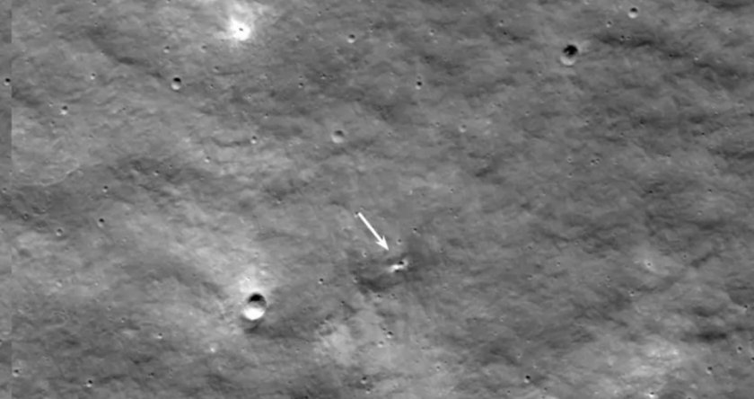 НАСА показа мястото на сблъсъка на „Луна 25“