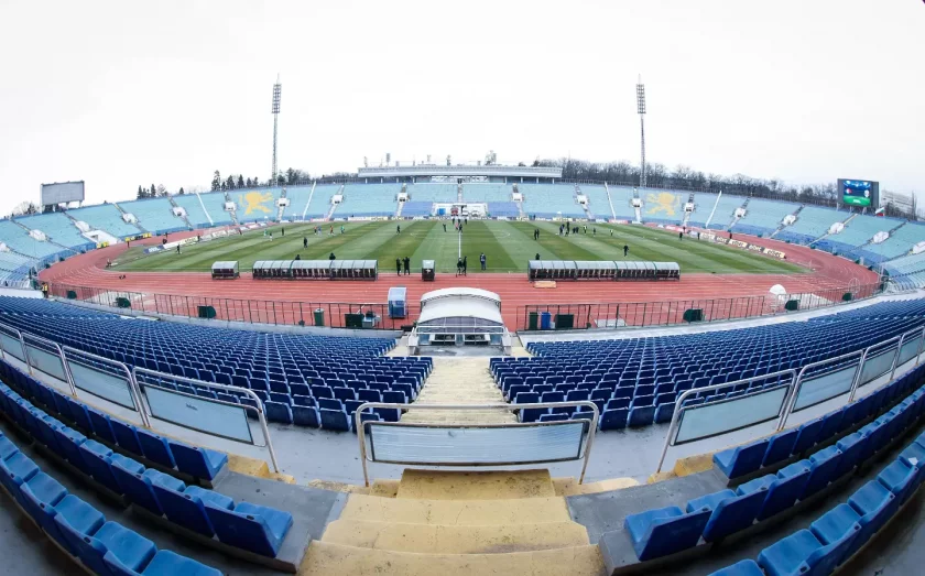 Националният отбор на България се завръща на стадион Васил Левски“.