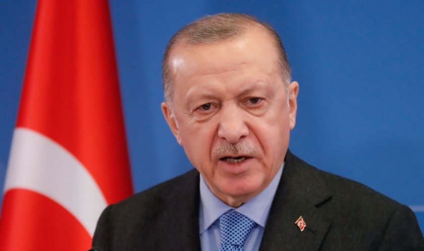 Президентът на Турция Реджеп Тайип Ердоган днес проведе телефонен разговор