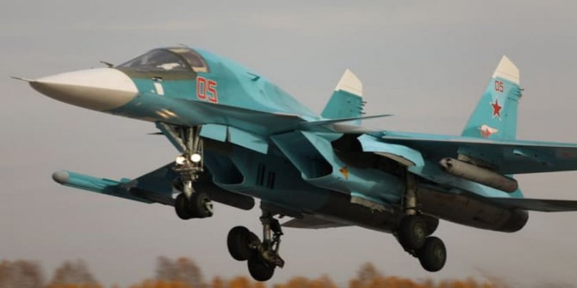 Изтребител Су-34 се разби във Воронежка област