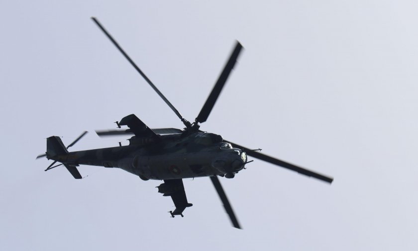 Хеликоптер е паднал край Гърмен, съобщава Би Ти Ви. По