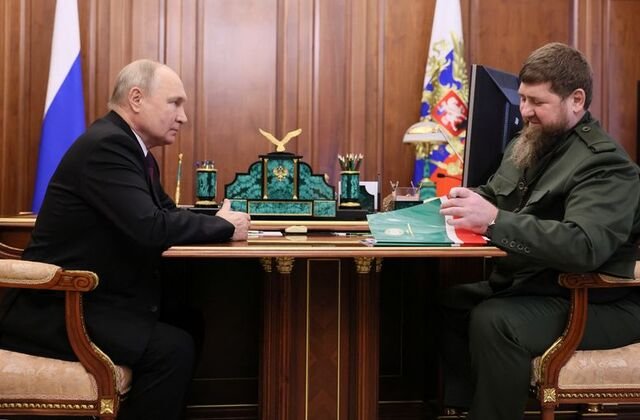 Путин се срещна в Кремъл с Кадиров