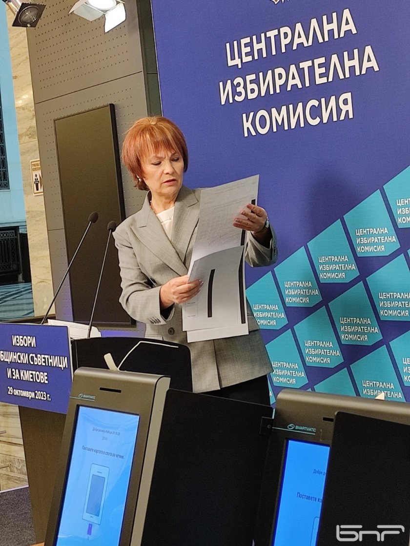 ЦИК показа бюлетините за местните избори
