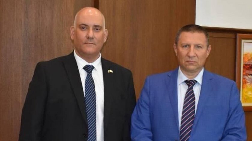 Главният прокурор Борислав Сарафов проведе работна среща с Йоси Леви-Сфари,