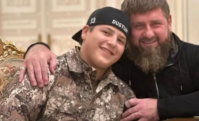 Адам Кадиров - 15-годшишният син на чеченския лидер Рамзан Кадиров,