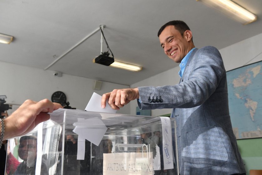Кандидатът на ПП-ДБ Васил Терзиев, който най-вероятно печели кметското място