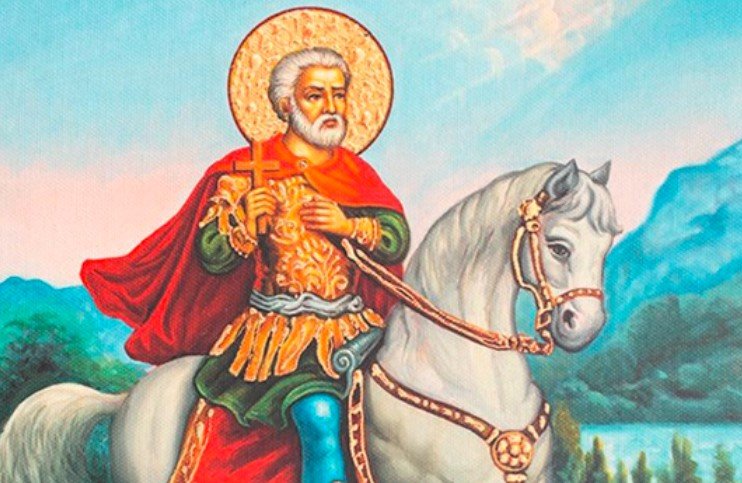 Православната църква почита паметта на Св. великомъченик Мина. Бил войник