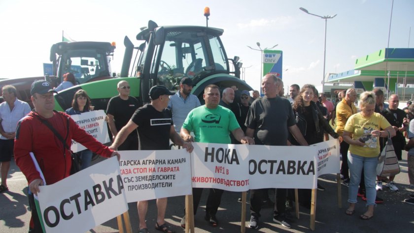 Земеделци на протест, искат оставката на министъра