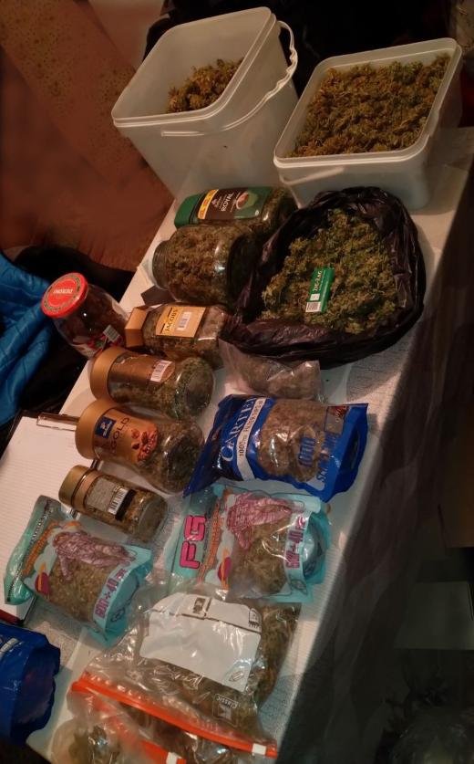 Заловиха дрогирана шофьорка в Хисаря, от дома ѝ иззеха над 3 кг марихуана (СНИМКИ)