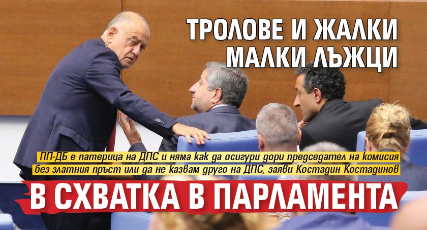 Тролове и жалки малки лъжци в схватка в парламента 