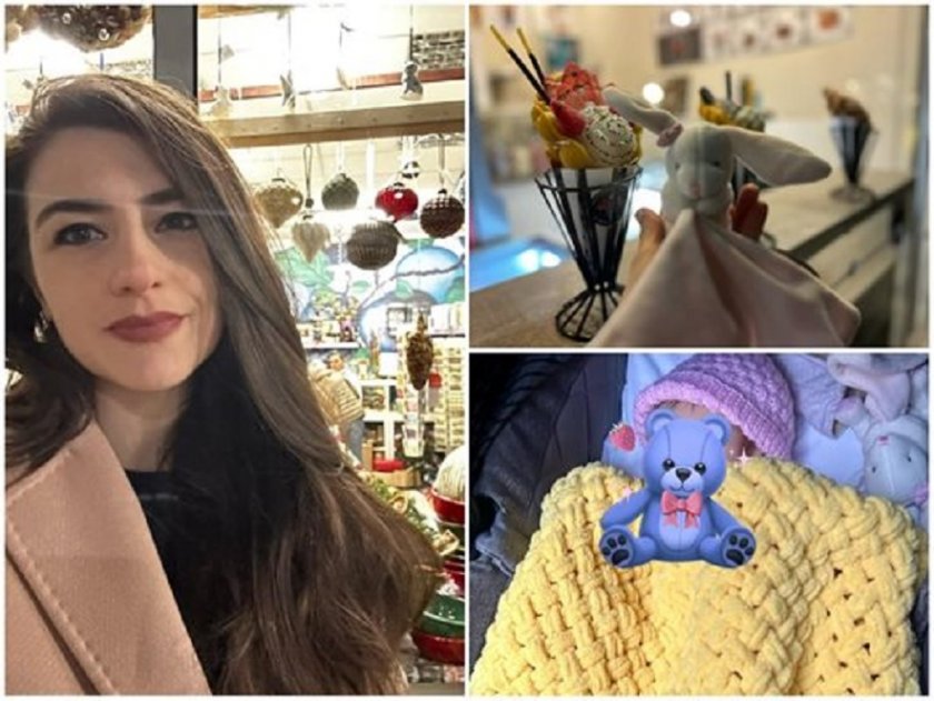 Лена Бориславова качи снимка на дъщеря си Деа в своя