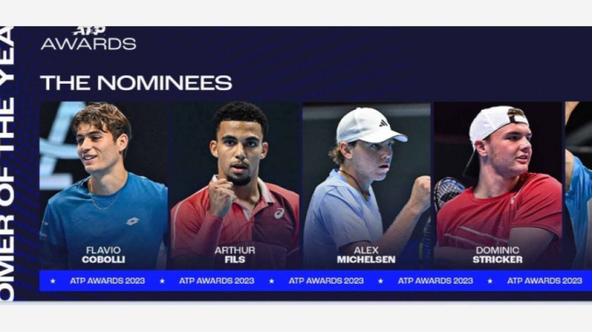 От Мъжката тенис асоциация обявиха номинираните за главните годишни награди.За