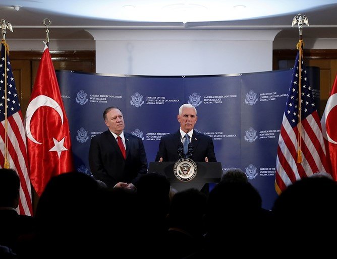 След срещата на Ердоган и Пенс: Турция спира огъня в Сирия