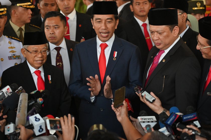 Президентът Джоко Видодо положи клетва за втори мандат начело на Индонезия 