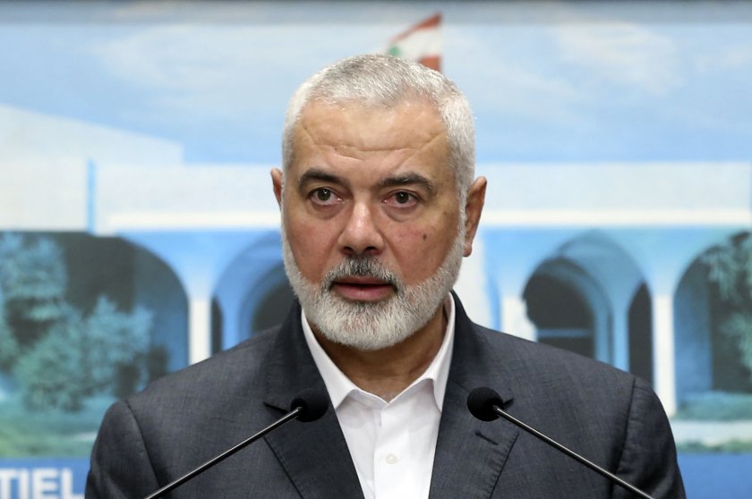 Лидерът на радикалното палестинско движение Хамас Исмаил Хания пристигна днес