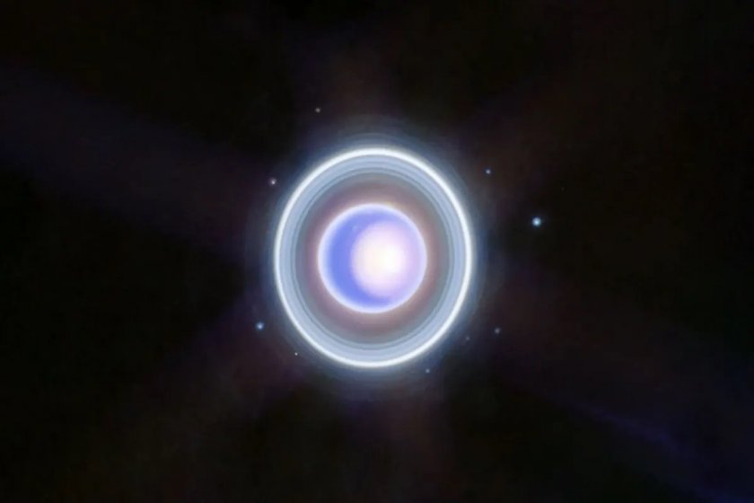 НАСА направи най-добрата снимка на пръстените на Уран. Космическият телескоп