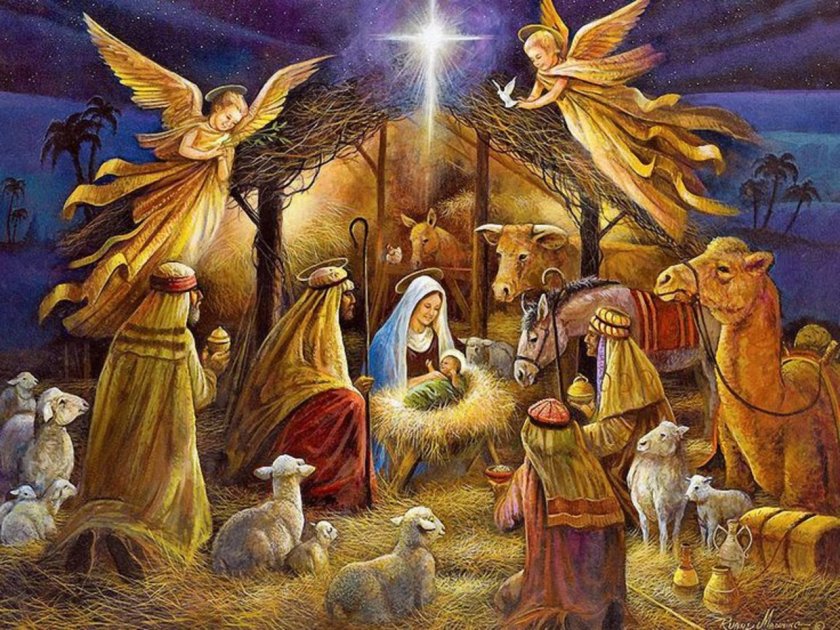 Християнският свят почита на 25 декември Рождество Христово - Коледа,